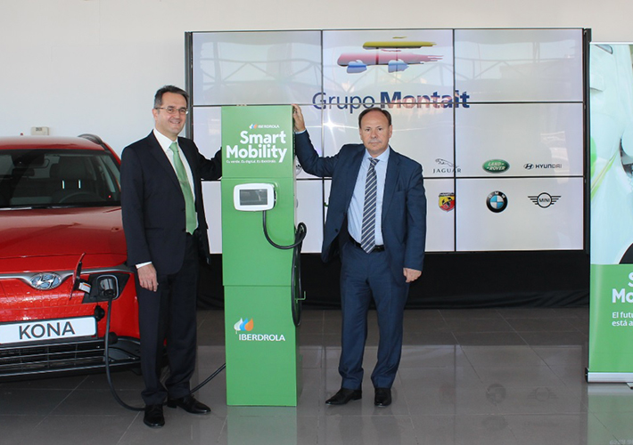 Foto Iberdrola refuerza el despliegue de la recarga del vehículo eléctrico en España con Montalt.